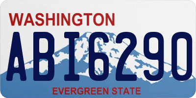 WA license plate ABI6290