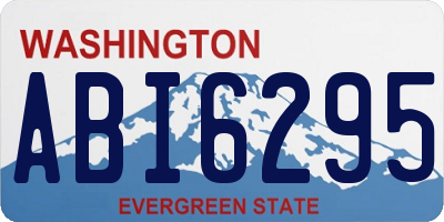 WA license plate ABI6295
