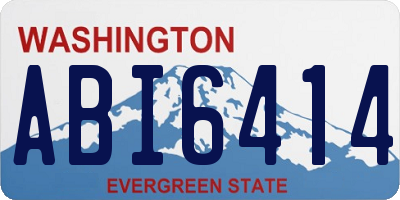 WA license plate ABI6414