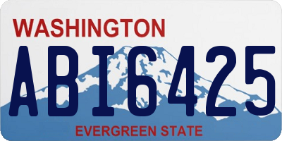 WA license plate ABI6425