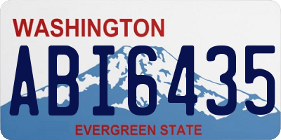 WA license plate ABI6435