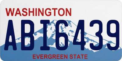 WA license plate ABI6439