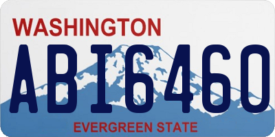 WA license plate ABI6460