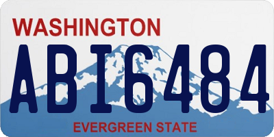 WA license plate ABI6484