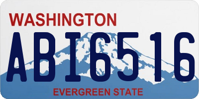WA license plate ABI6516