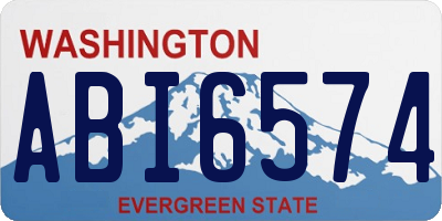 WA license plate ABI6574