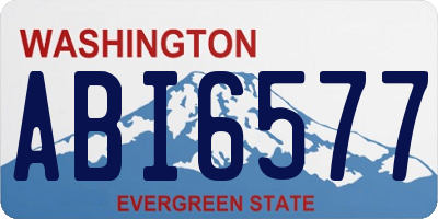 WA license plate ABI6577