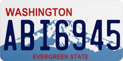 WA license plate ABI6945