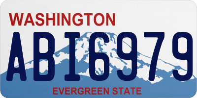 WA license plate ABI6979