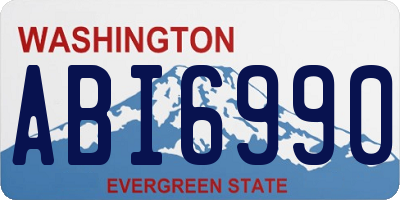 WA license plate ABI6990