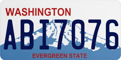 WA license plate ABI7076