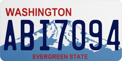 WA license plate ABI7094