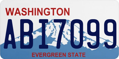 WA license plate ABI7099