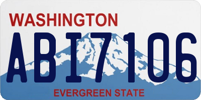 WA license plate ABI7106