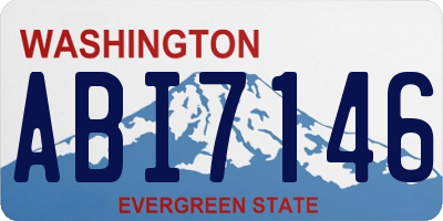 WA license plate ABI7146