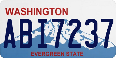 WA license plate ABI7237
