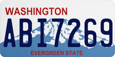 WA license plate ABI7269