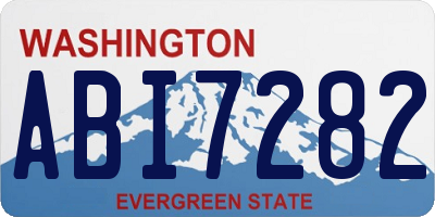 WA license plate ABI7282