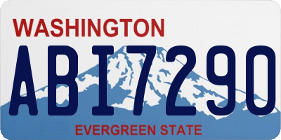 WA license plate ABI7290