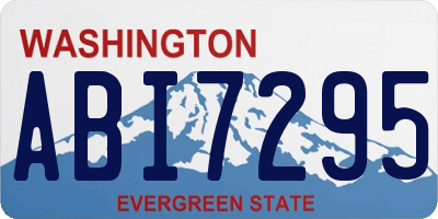 WA license plate ABI7295