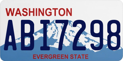 WA license plate ABI7298