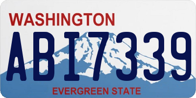 WA license plate ABI7339