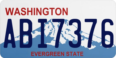 WA license plate ABI7376