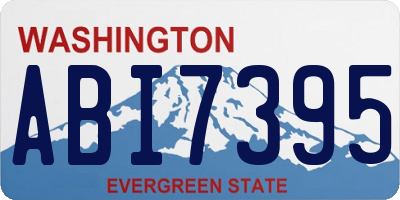 WA license plate ABI7395