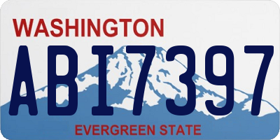 WA license plate ABI7397