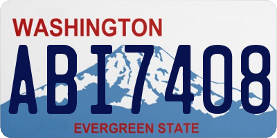 WA license plate ABI7408