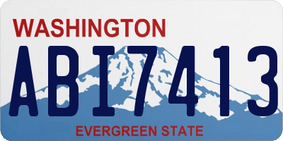 WA license plate ABI7413