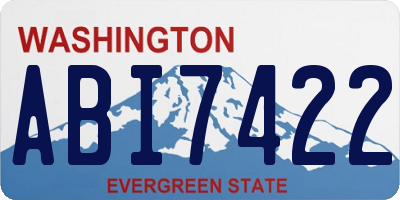 WA license plate ABI7422