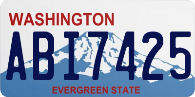 WA license plate ABI7425