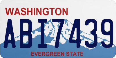 WA license plate ABI7439