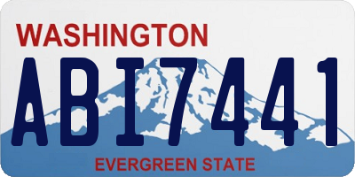 WA license plate ABI7441