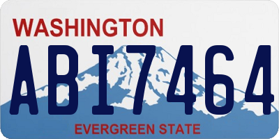 WA license plate ABI7464