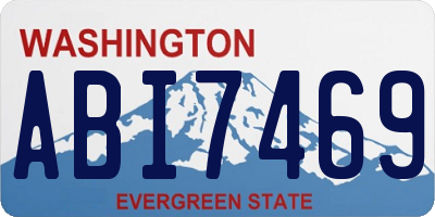 WA license plate ABI7469