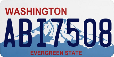 WA license plate ABI7508