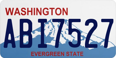 WA license plate ABI7527