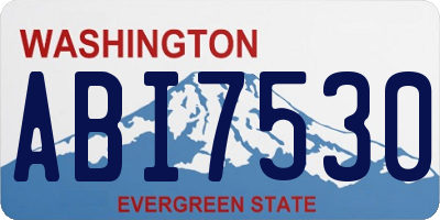 WA license plate ABI7530