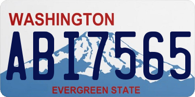 WA license plate ABI7565