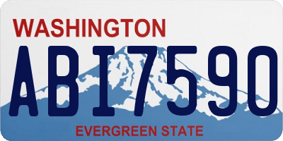 WA license plate ABI7590