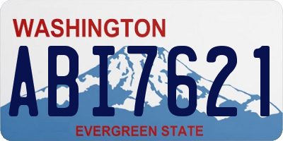 WA license plate ABI7621