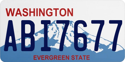 WA license plate ABI7677