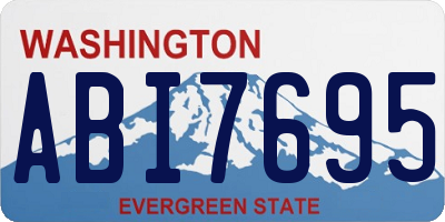 WA license plate ABI7695