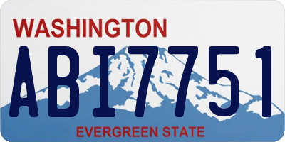 WA license plate ABI7751