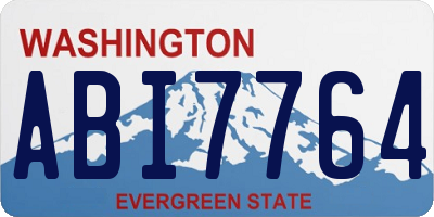 WA license plate ABI7764