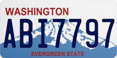WA license plate ABI7797
