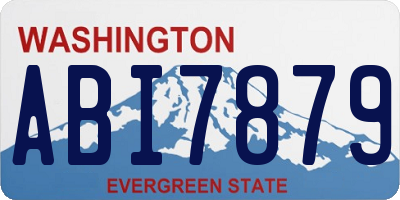 WA license plate ABI7879