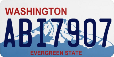 WA license plate ABI7907